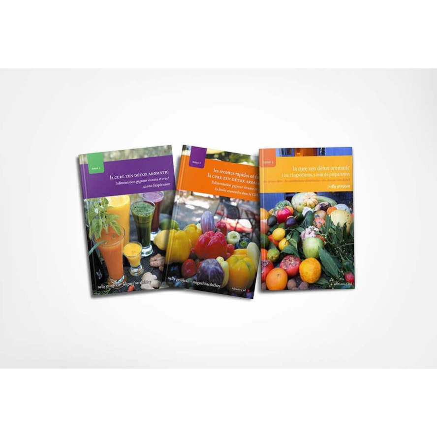 la cure zen detox aromatic, tome 1, 2 et 3